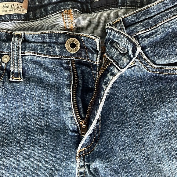 AG Adriano Goldschmied The Prima Cigarette Jeans | Size 27R | Mid Rise - Picture 3 of 7